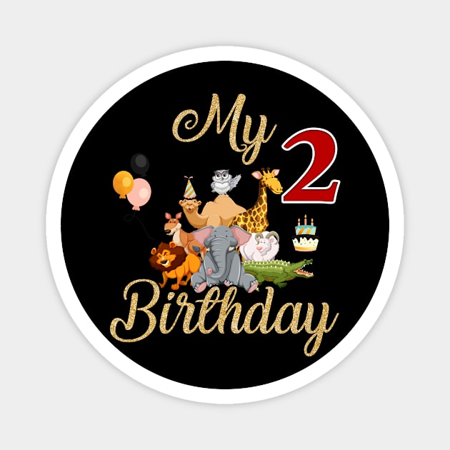 2nd Birthday Magnet by franzaled